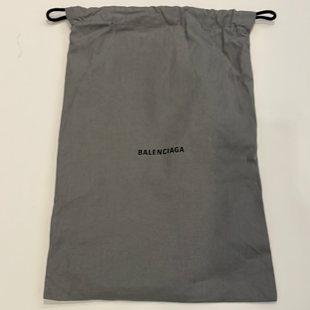 Balenciaga Medium Gray Drawstring dust/shoe bag